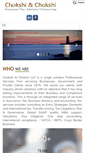 Mobile Screenshot of chokshiandchokshi.com